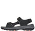 Sandale sport, barbati, SKECHERS RELAXED FIT TRESMEN GARO 204105-BLK negru, piele ecologica